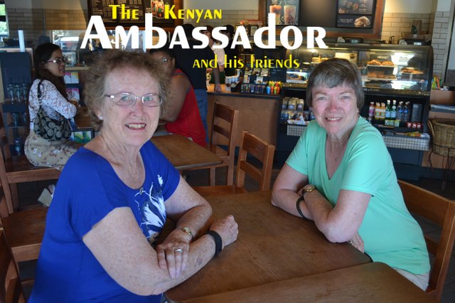 Caroline Daley and Anne Sutton just days before departing to Kenya.